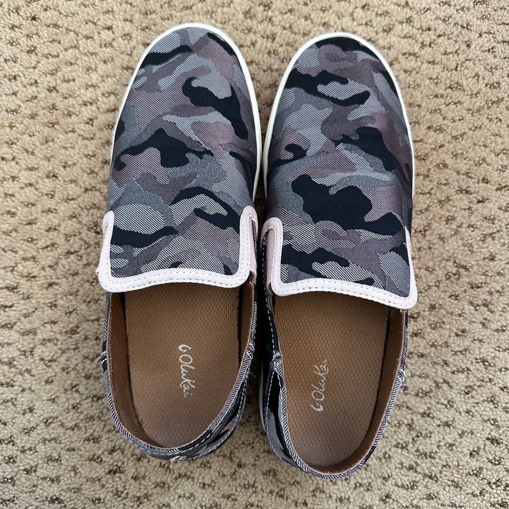 OluKai Camouflage Slip-On Sneakers